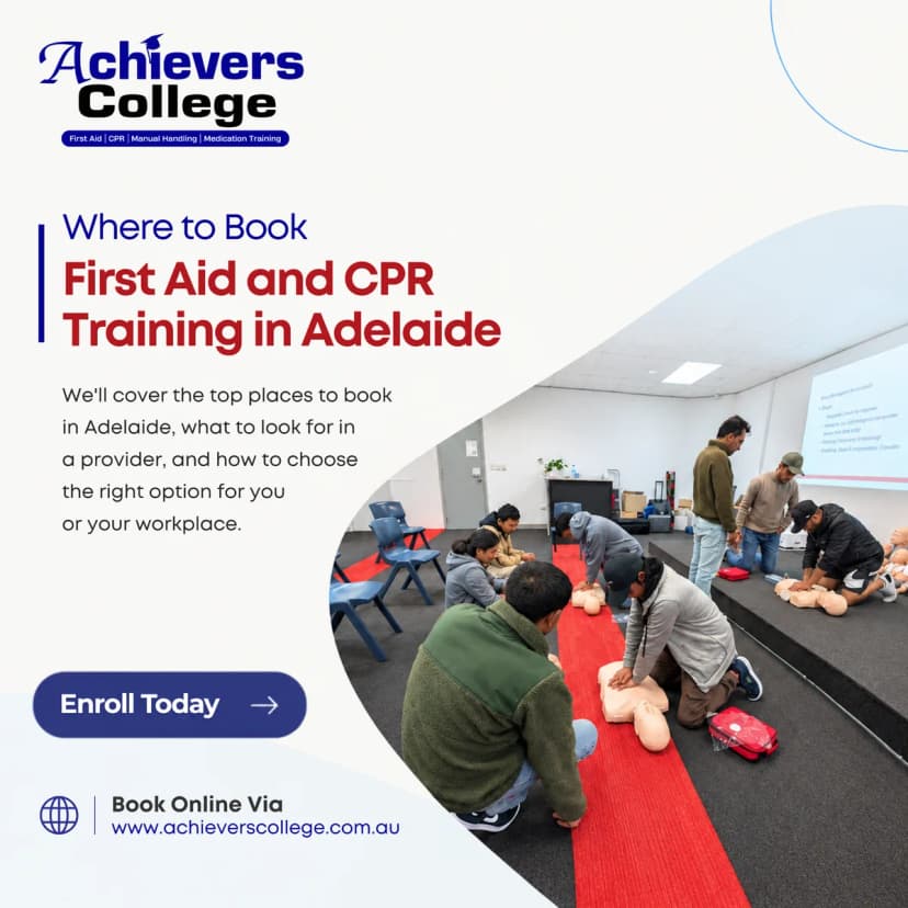 Where to Book First Aid and CPR Training in Adelaide