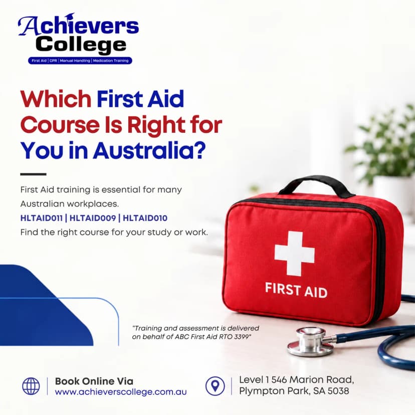 Which First Aid Course Is Right for You in Australia?