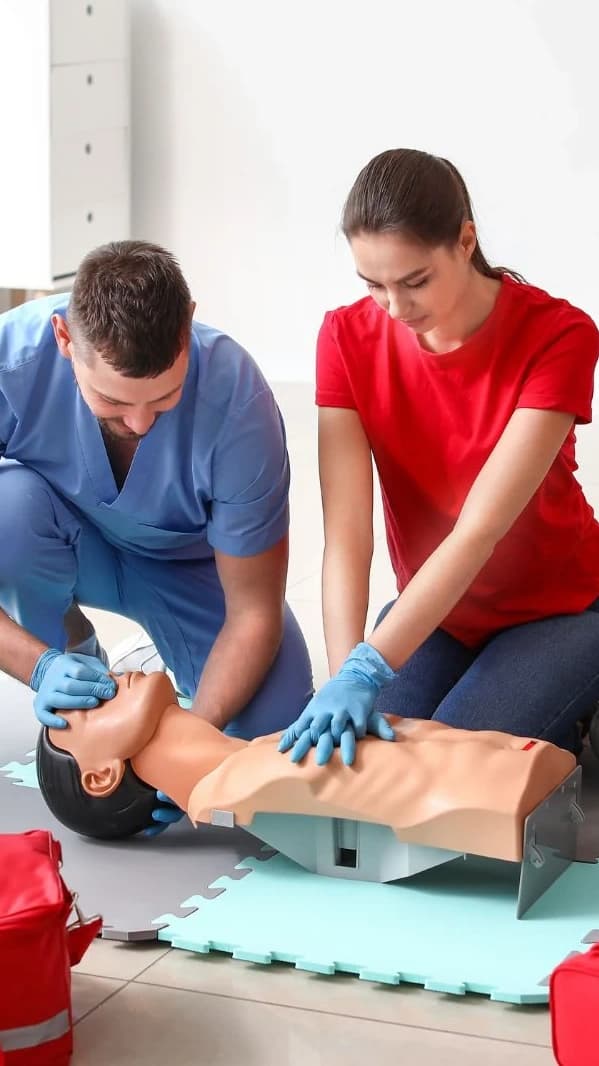 First Aid training at Achievers College